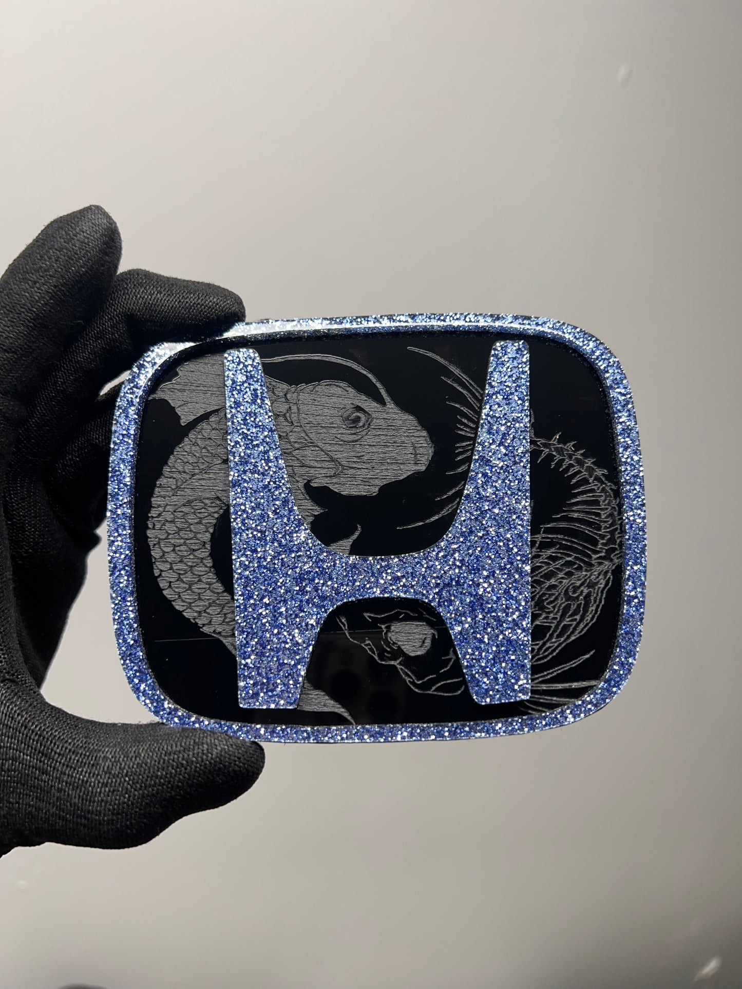 Koi Fish Inspired V2 H Badges