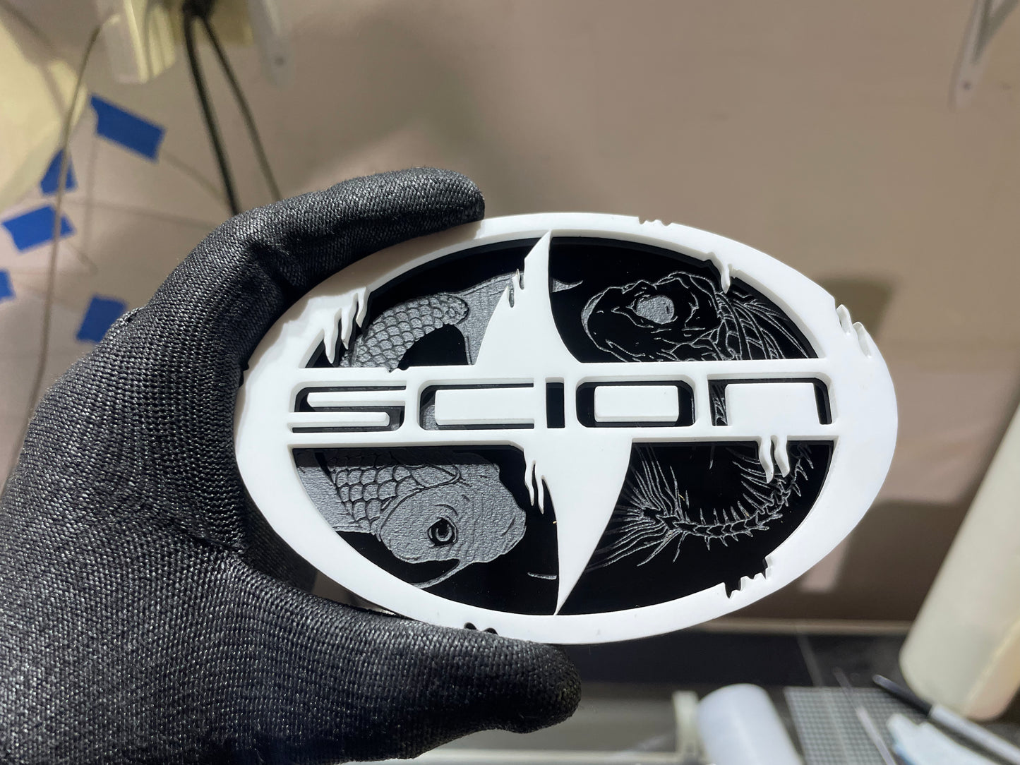 SCION DRIPPY KOI FISH BADGES