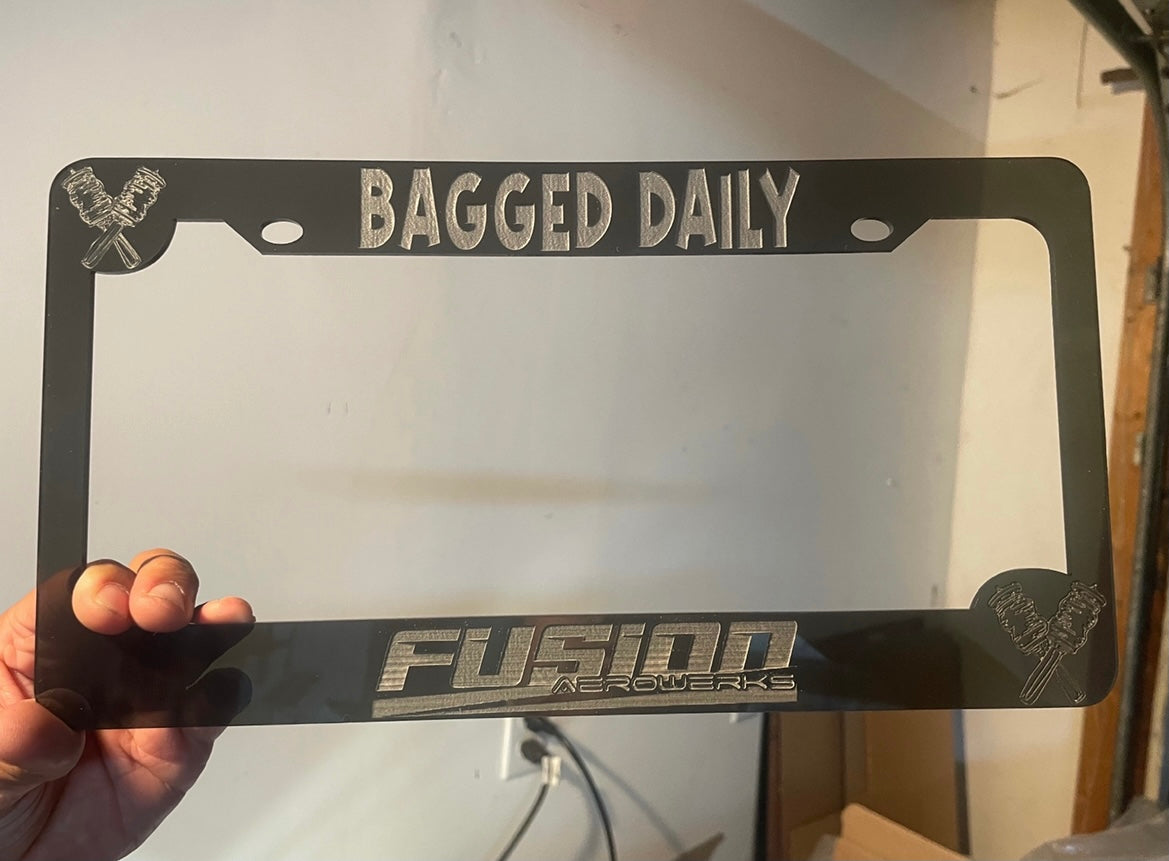 FUSION AUTO CONCEPTZ LICENSE FRAME