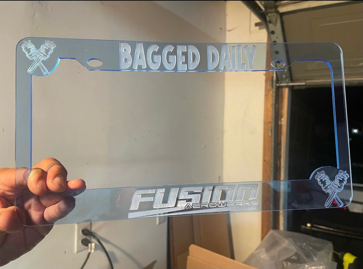 FUSION AUTO CONCEPTZ LICENSE FRAME