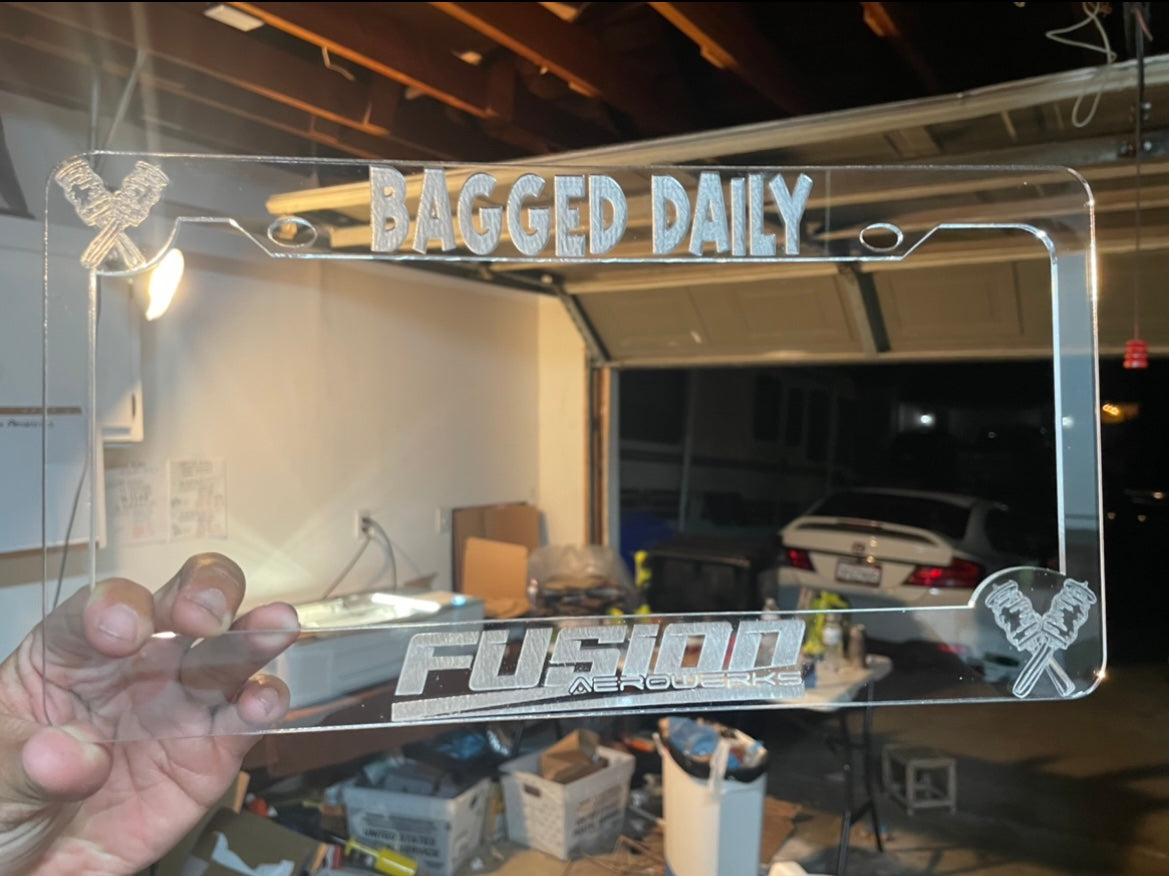 FUSION AUTO CONCEPTZ LICENSE FRAME