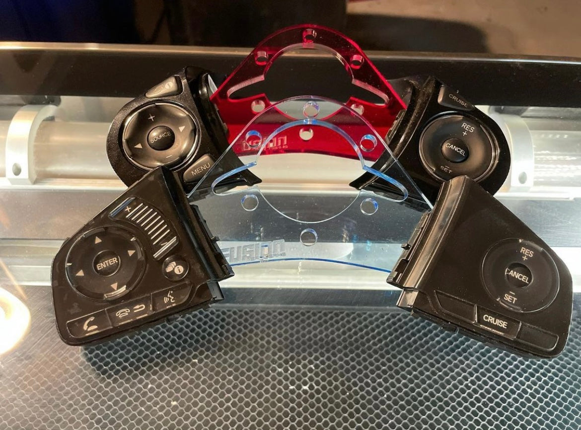 9th/10th Civic STEERING WHEEL BUTTON RELOCATION Fusion Auto Conceptz