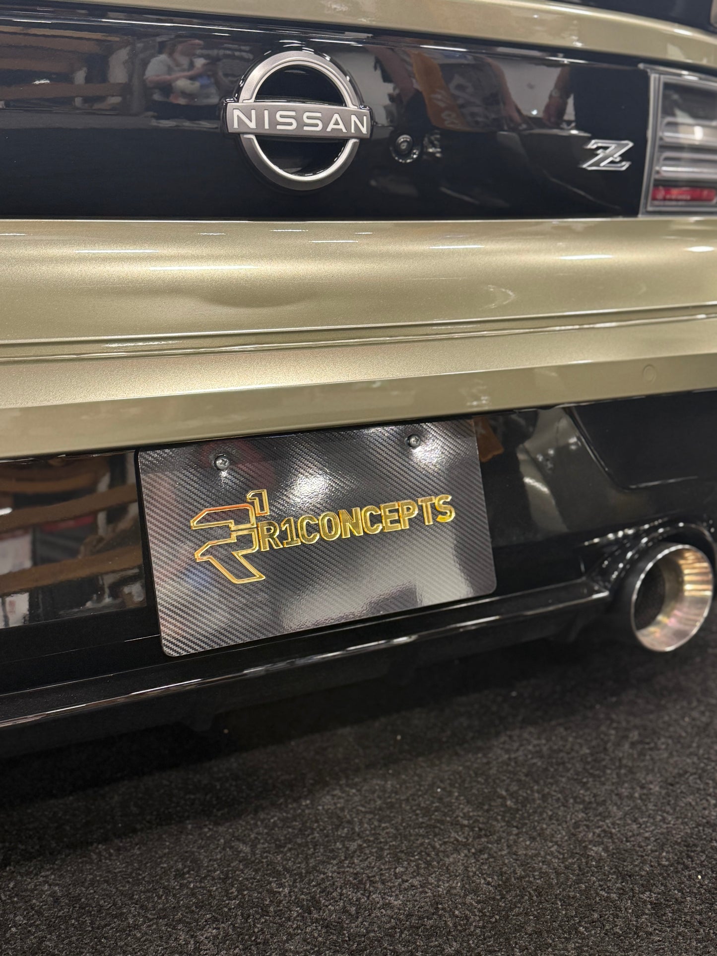 License Plate Vanity Cover (Carbon Wrapped)