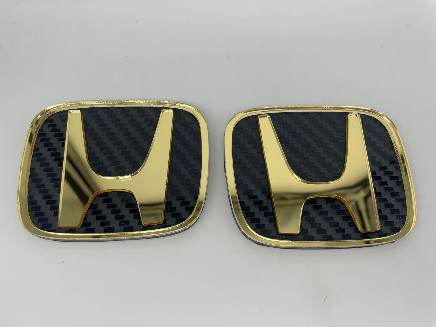 Carbon Look Honda V2 Badges