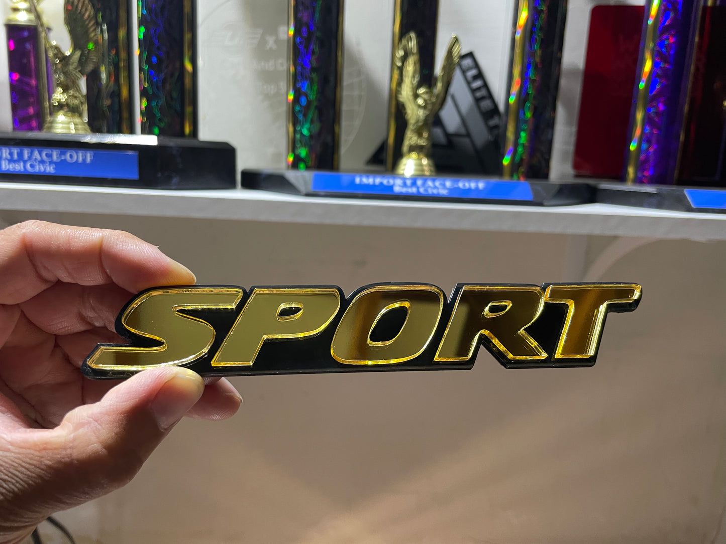 ACRYLIC SPORT EMBLEM