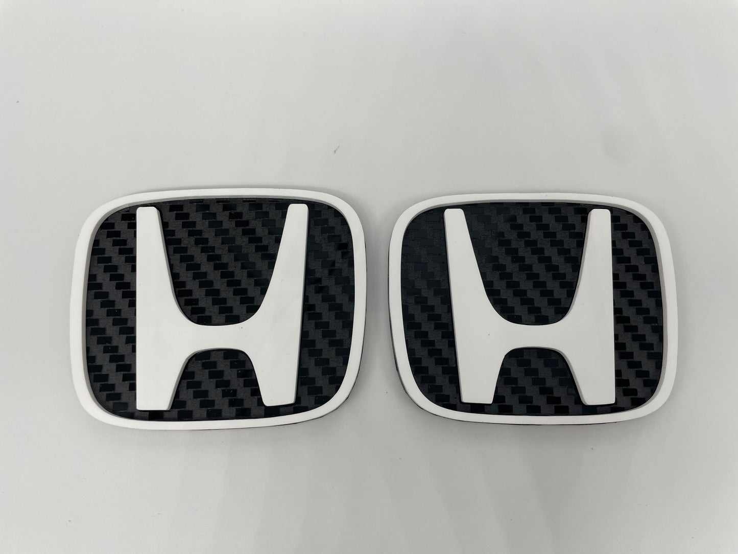 Carbon Look Honda V2 Badges