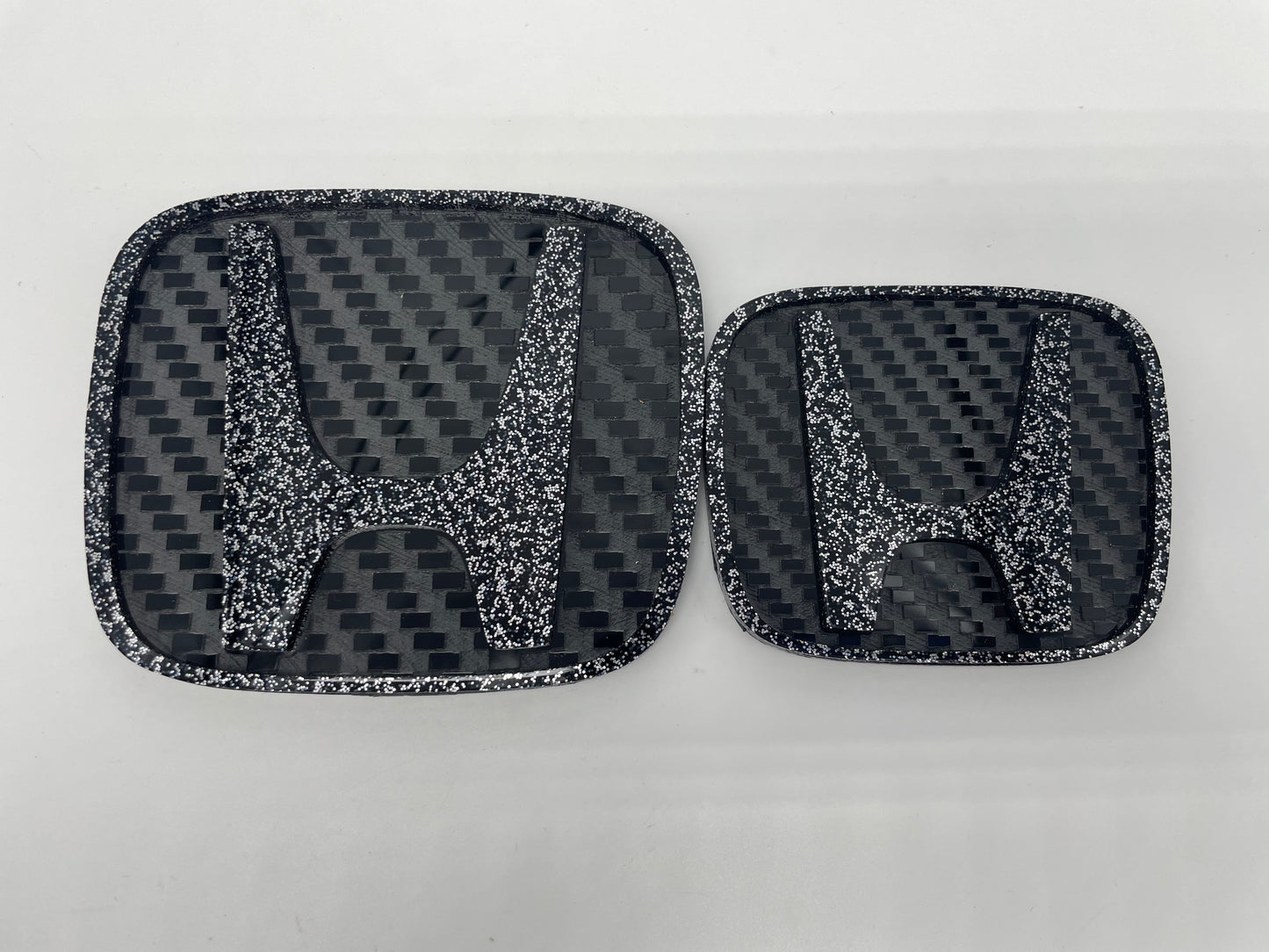 Carbon Look Honda V2 Badges