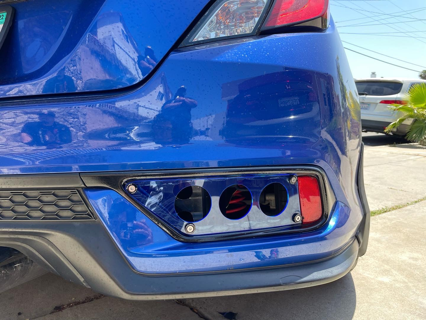 10th Gen Civic Coupe Rear Bumper Garnish Cover